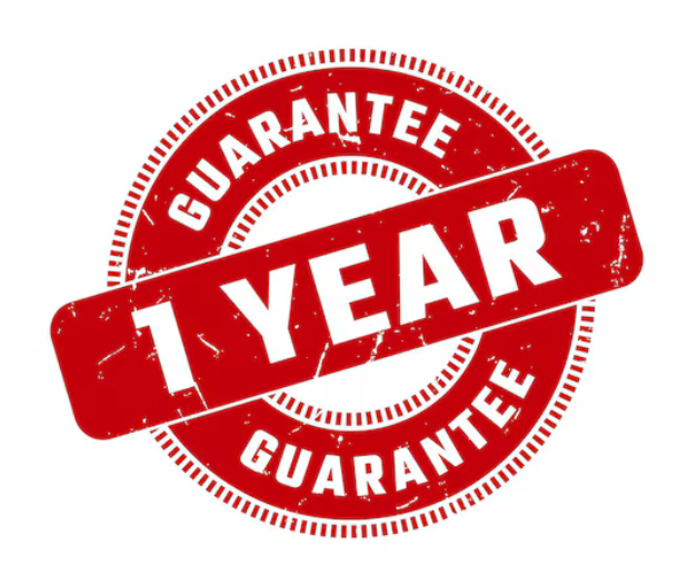 1 Year Guarantee